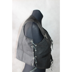 KAMIZELKA MOTOR SKÓRA RUNNING BEAR rozm. 2XL dziecko